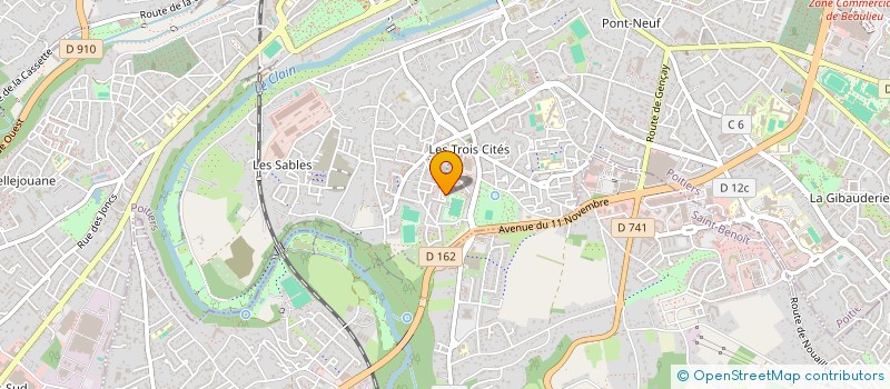 localisation de l'entreprise MADAME LYDIE EYANG MBA  POITIERS