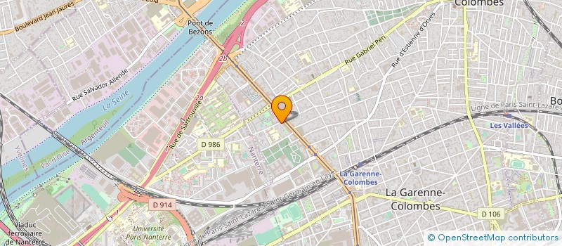 localisation de l'entreprise MADAME LYDIE FAE  COLOMBES