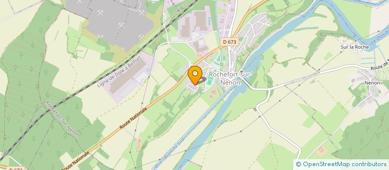 localisation de l'entreprise MADAME LYDIE FAIVRE  ROCHEFORT-SUR-NENON