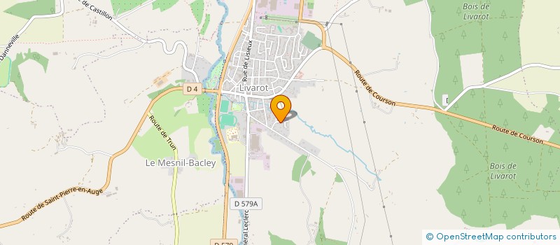 localisation de l'entreprise MADAME LYDIE FAUDEMER  MEZIDON VALLEE D'AUGE