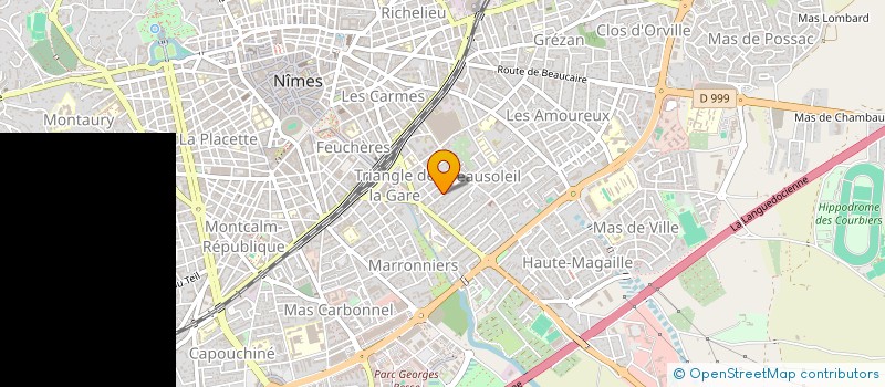 localisation de l'entreprise MADAME LYDIE FERRANDIS  NIMES