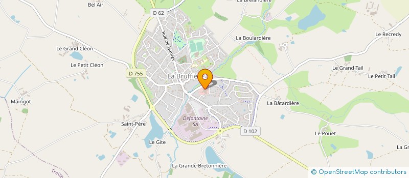 localisation de l'entreprise MADAME LYDIE FIOLEAU à LA BRUFFIERE