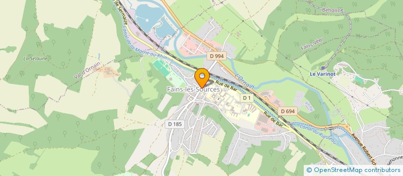 localisation de l'entreprise MADAME LYDIE FISCHER  FAINS-VEEL