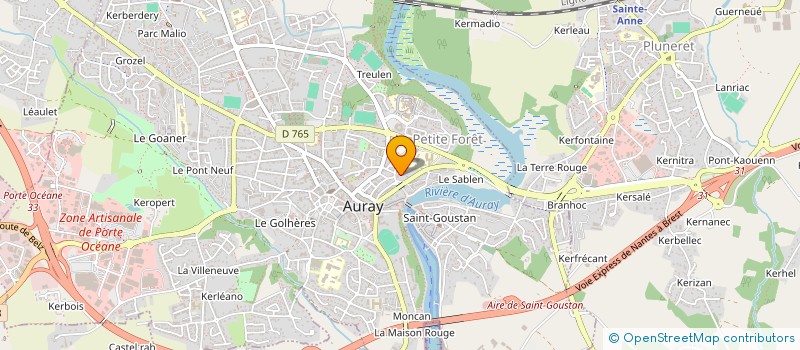 localisation de l'entreprise MADAME LYDIE FLEURIOT à AURAY