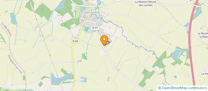 localisation de l'entreprise MADAME LYDIE FLOQUET  LA MERLATIERE