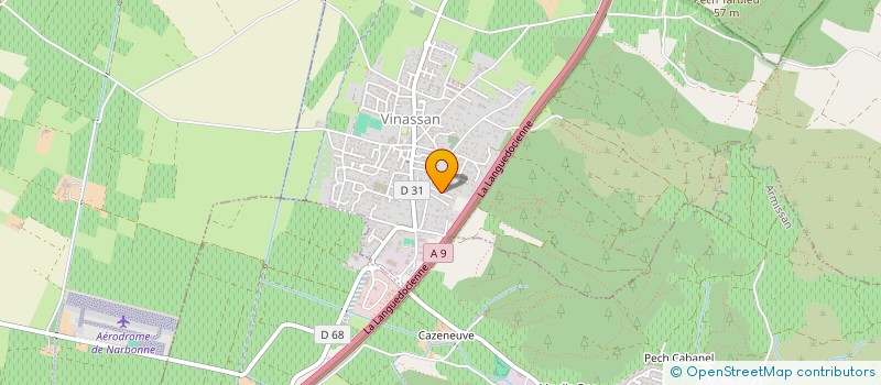 localisation de l'entreprise MADAME LYDIE FRANCH  VINASSAN