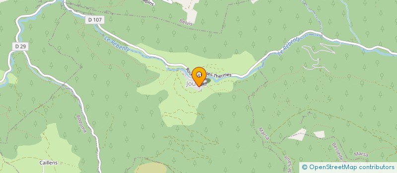 localisation de l'entreprise MADAME LYDIE FRATERLI  JOUCOU