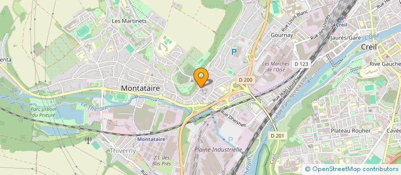 localisation de l'entreprise MADAME LYDIE FREMEAUX  MONTATAIRE