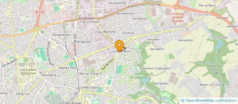 localisation de l'entreprise MADAME LYDIE GAMBARETTI à BREST
