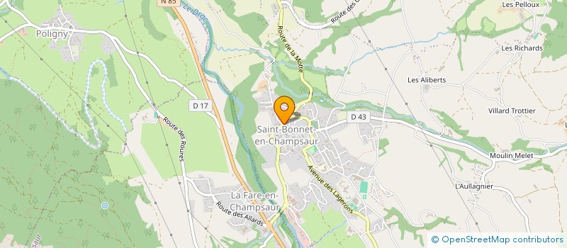 localisation de l'entreprise MADAME LYDIE GARCIA  SAINT-BONNET-EN-CHAMPSAUR