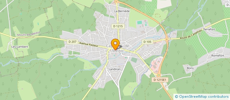 localisation de l'entreprise MADAME LYDIE GATHERON  CASTELNAU-DE-MEDOC