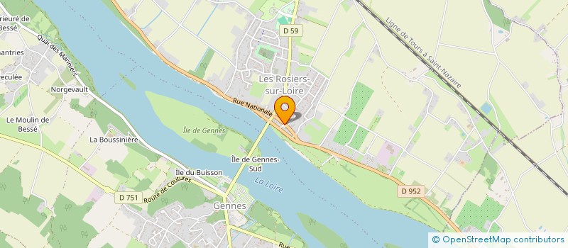 localisation de l'entreprise MADAME LYDIE GAULTIER  GENNES-VAL-DE-LOIRE