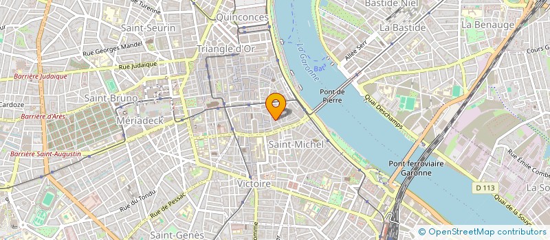 localisation de l'entreprise MADAME LYDIE GENESTE  BORDEAUX