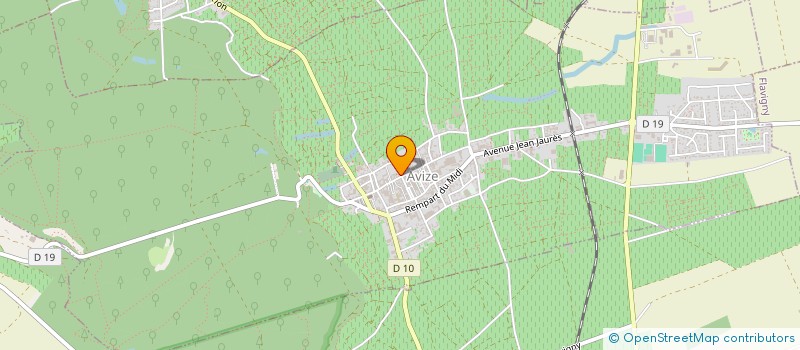 localisation de l'entreprise MADAME LYDIE GENTIL  AVIZE