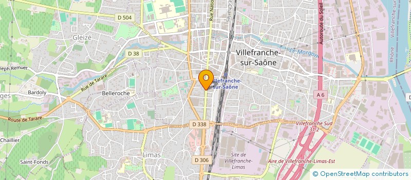 localisation de l'entreprise MADAME LYDIE GIRARD à VILLEFRANCHE-SUR-SAONE