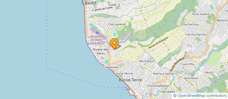 localisation de l'entreprise MADAME LYDIE GLANDOR  BASSE-TERRE