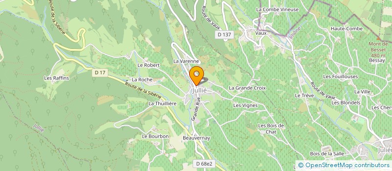 localisation de l'entreprise MADAME LYDIE GONNACHON  JULLIE