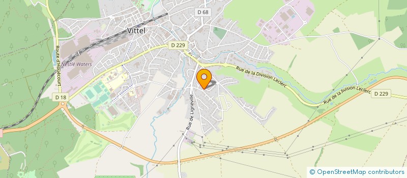 localisation de l'entreprise MADAME LYDIE GOUJON  VITTEL