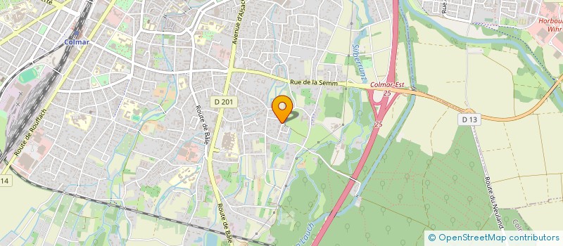 localisation de l'entreprise MADAME LYDIE GOUJON  COLMAR