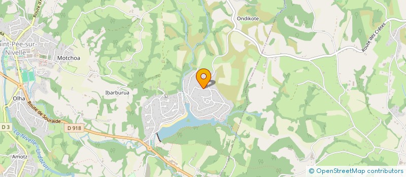 localisation de l'entreprise MADAME LYDIE GOYENETCHE à SAINT-PEE-SUR-NIVELLE