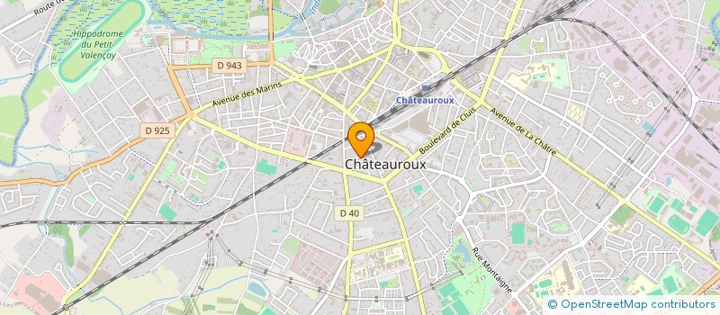 localisation de l'entreprise MADAME LYDIE GREMILLET à CHATEAUROUX