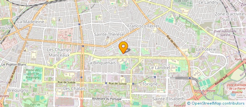 localisation de l'entreprise MADAME LYDIE GRESSIER  RENNES