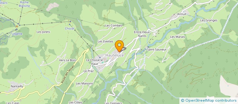 localisation de l'entreprise MADAME LYDIE GUEDARD  HAUTELUCE