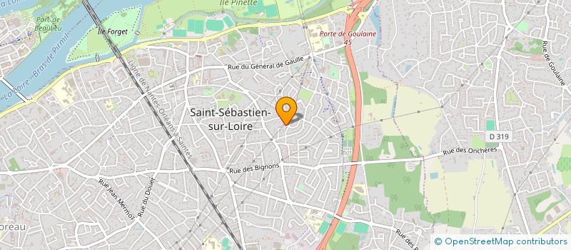 localisation de l'entreprise MADAME LYDIE GUEDON à SAINT-SEBASTIEN-SUR-LOIRE