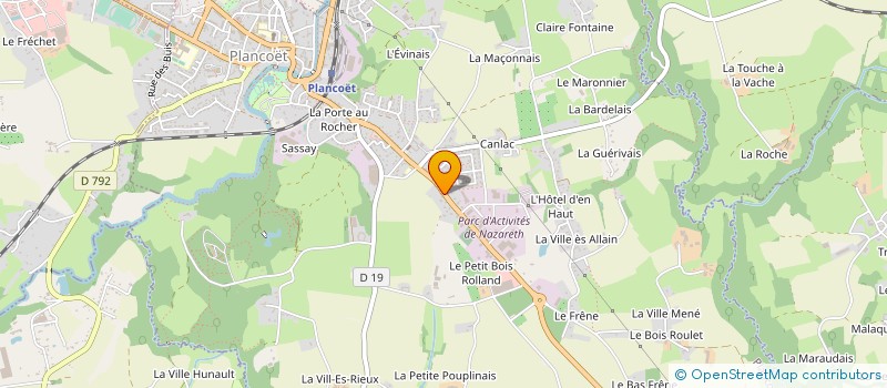 localisation de l'entreprise MADAME LYDIE GUERIN  PLANCOET