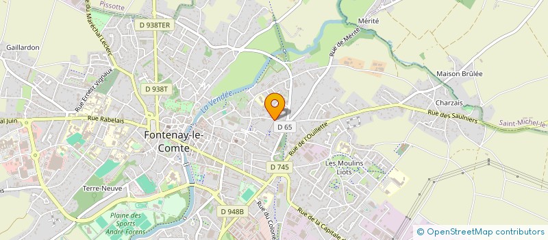 localisation de l'entreprise MADAME LYDIE GUESNEAU  VOUVANT