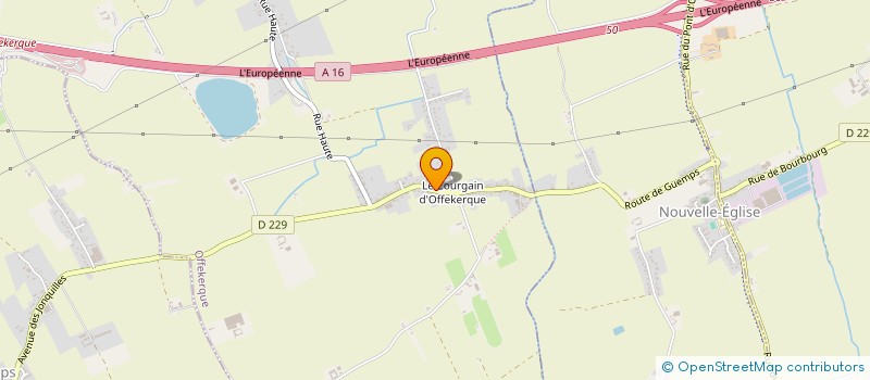 localisation de l'entreprise MADAME LYDIE GUILBERT à OFFEKERQUE