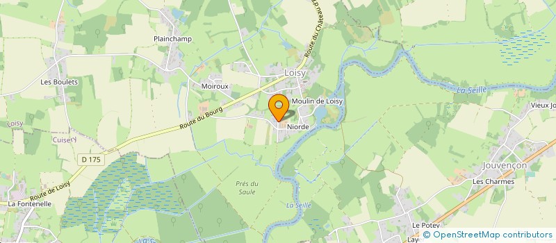 localisation de l'entreprise MADAME LYDIE GUILLEMIN  LOISY