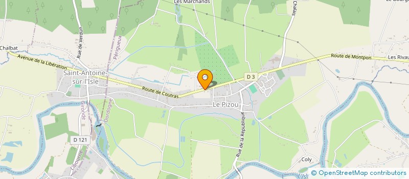 localisation de l'entreprise MADAME LYDIE GUIRMAND  LE PIZOU