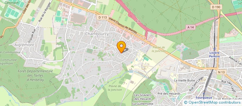 localisation de l'entreprise MADAME LYDIE GUTMAN  CHAMBOURCY