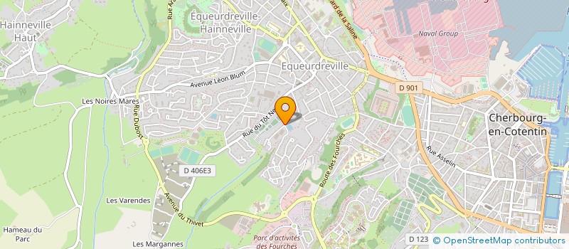 localisation de l'entreprise MADAME LYDIE GUYOT  CHERBOURG-EN-COTENTIN