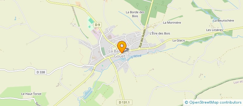 localisation de l'entreprise MADAME LYDIE HAMELIN à LA BAZOCHE-GOUET