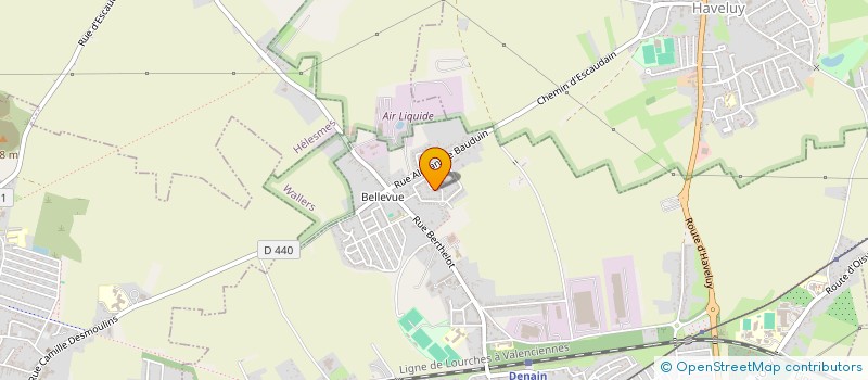 localisation de l'entreprise MADAME LYDIE HARLE  DENAIN