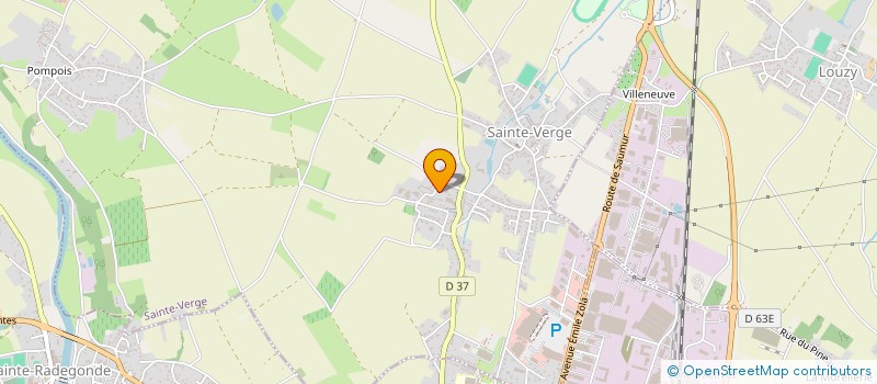 localisation de l'entreprise MADAME LYDIE HAVEZ  SAINTE-VERGE