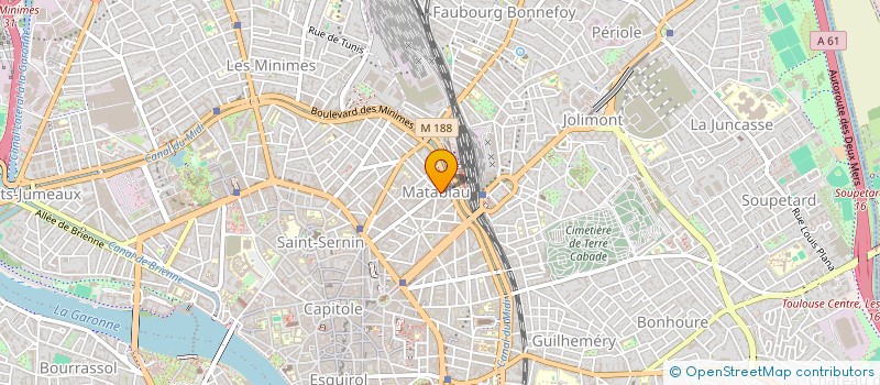 localisation de l'entreprise MADAME LYDIE HAZIZA à TOULOUSE