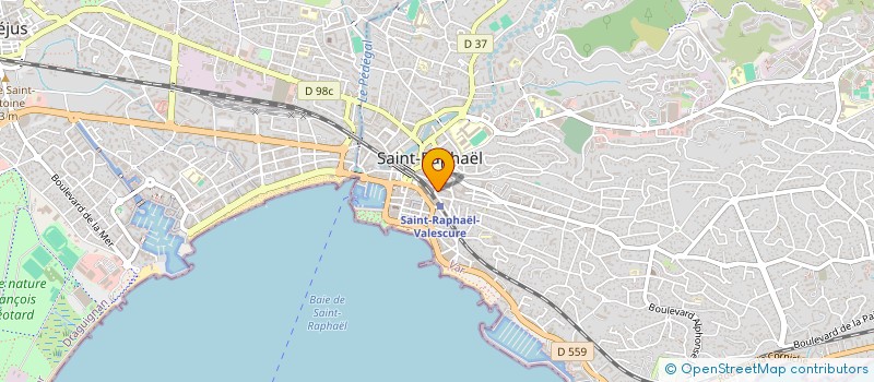 localisation de l'entreprise MADAME LYDIE HIVERNEL  SAINT-RAPHAEL