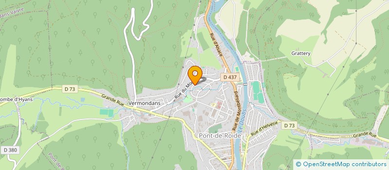 localisation de l'entreprise MADAME LYDIE JACQUET  PONT-DE-ROIDE-VERMONDANS