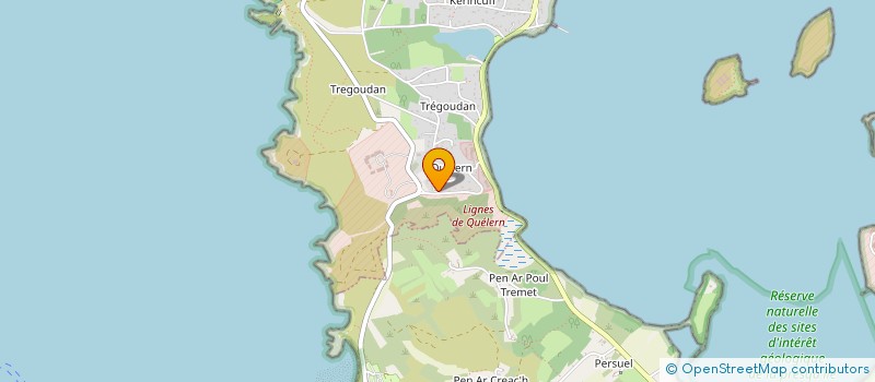 localisation de l'entreprise MADAME LYDIE JAFFRENNOU  ROSCANVEL