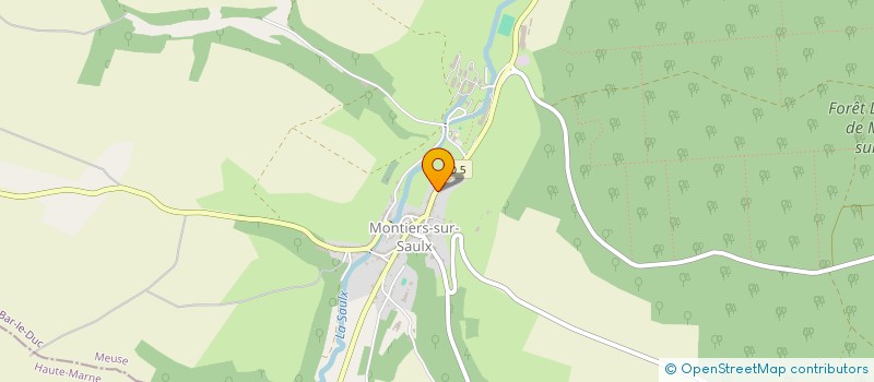localisation de l'entreprise MADAME LYDIE JEANMAIRE  MONTIERS-SUR-SAULX