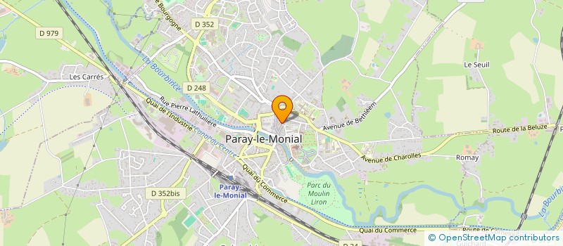 localisation de l'entreprise MADAME LYDIE JOANNON à PARAY-LE-MONIAL