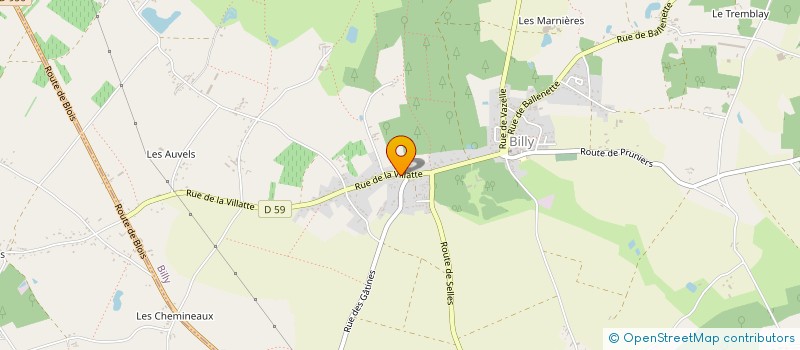 localisation de l'entreprise MADAME LYDIE LABBE  BILLY