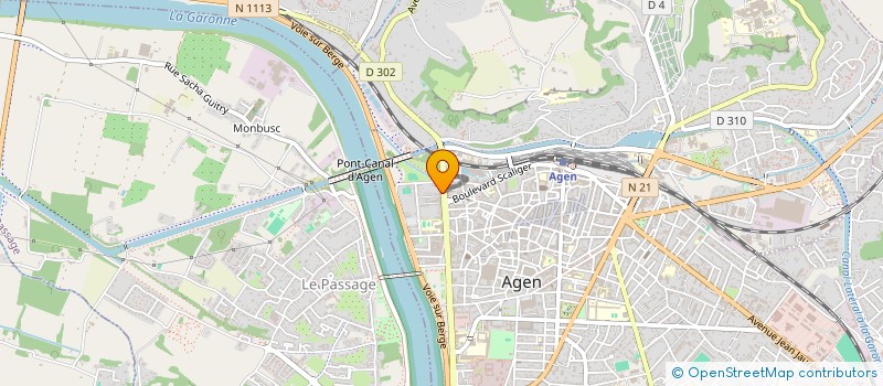 localisation de l'entreprise MADAME LYDIE LACROIX à AGEN