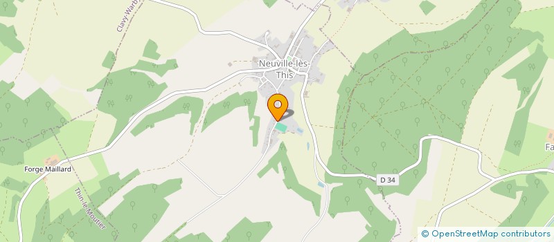 localisation de l'entreprise MADAME LYDIE LALEUW  NEUVILLE-LES-THIS