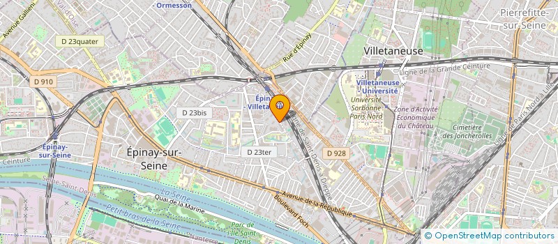 localisation de l'entreprise MADAME LYDIE LAMBERT à EPINAY-SUR-SEINE