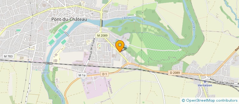 localisation de l'entreprise MADAME LYDIE LAO  PONT-DU-CHATEAU