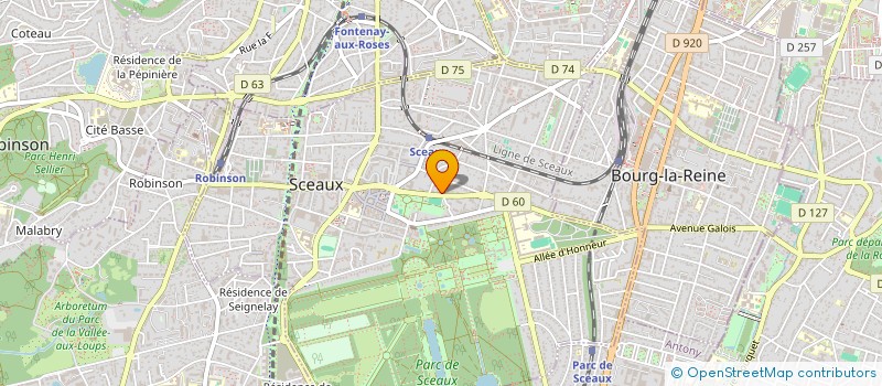localisation de l'entreprise MADAME LYDIE LARQUEMIN à SCEAUX